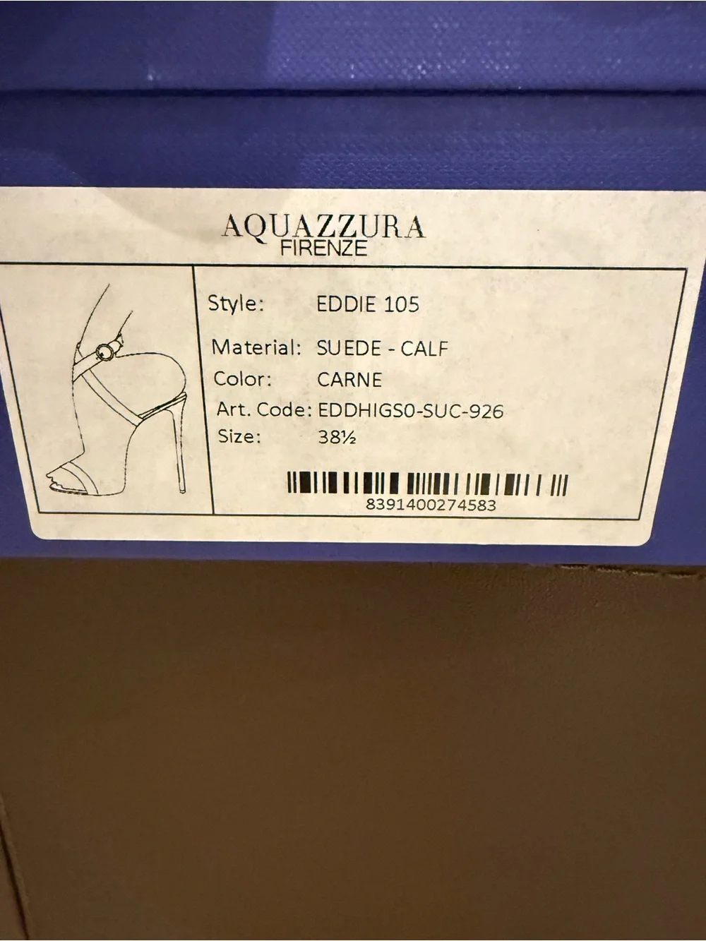 Aquazzura Blush Pink Suede Open-Toe Stiletto Sandals